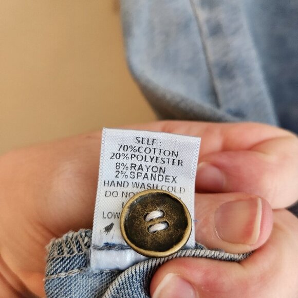 Altar'd State Denim Mini Dress NWT Size Medium - Picture 11 of 11